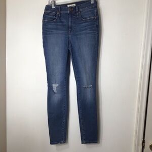 MADEWELL jeans women 26 mid rise skinny